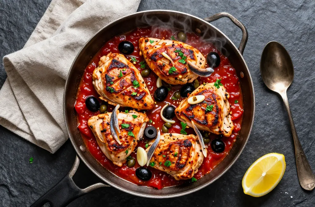 Low-Carb Chicken Puttanesca That Slaps Weeknight Cravings