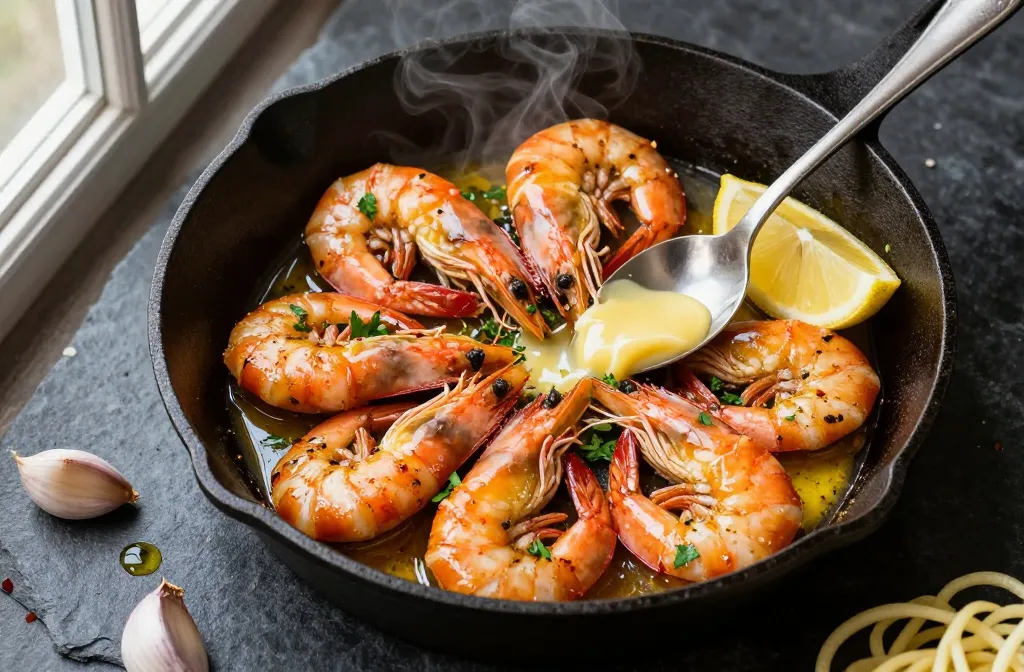 Keto Garlic Butter Italian Shrimp Skillet in 20 Minutes