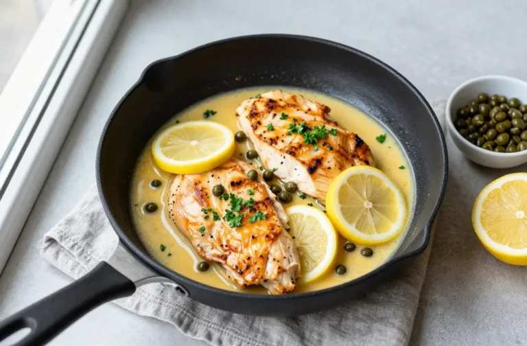 Low-Carb Chicken Piccata with Lemon Butter Weeknight Win