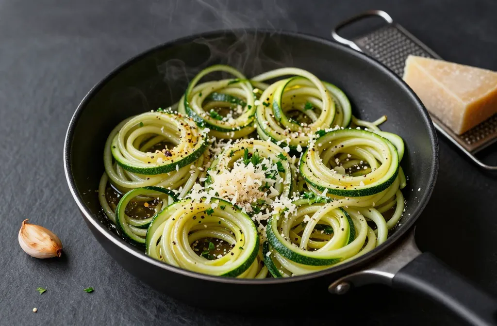 Keto Garlic Parmesan Zucchini Noodles That Feel Indulgent