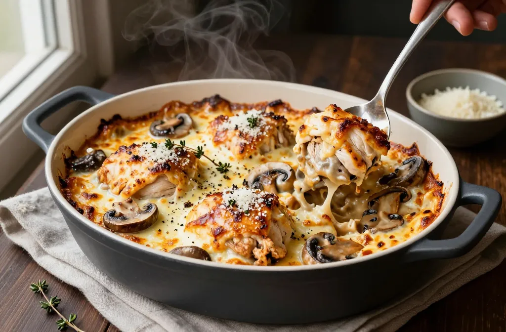 Keto Chicken Marsala Bake That Slaps and Stays Juicy