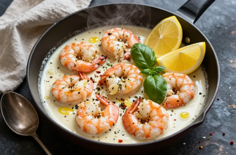 Keto Creamy Garlic Italian Shrimp That Slaps Tonight
