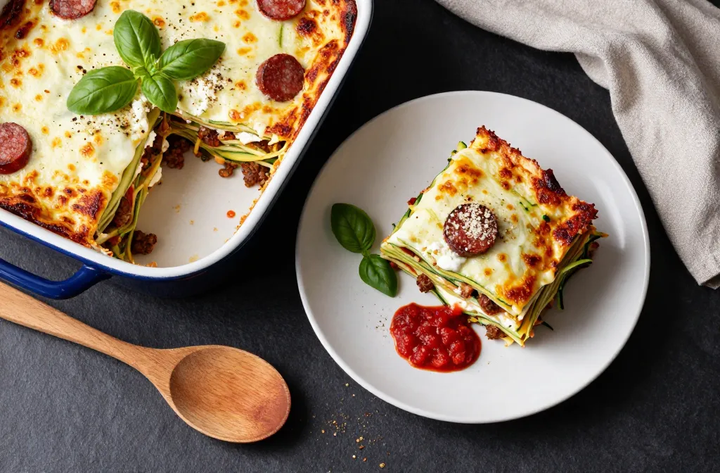 Low-Carb Zucchini Lasagna with Italian Sausage That Slaps