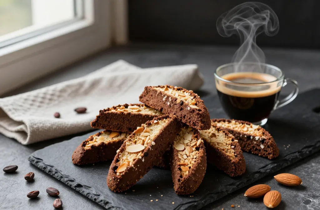 Crispy Low-Carb Italian Chocolate Biscotti That Wow