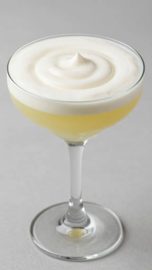 closeup keto limoncello cream in a chilled coupe glass