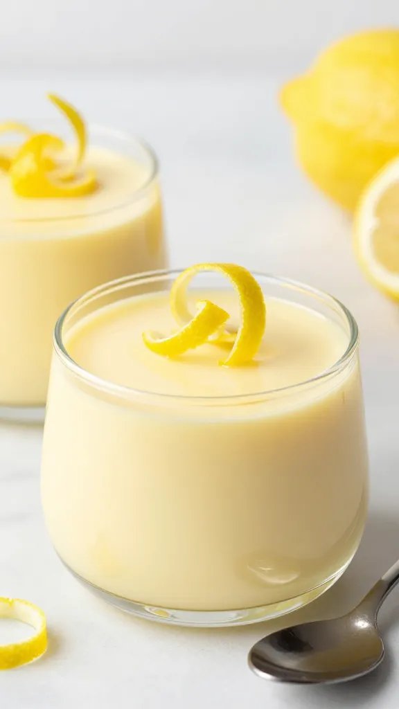 spoonful of keto limoncello mousse with lemon zest curls