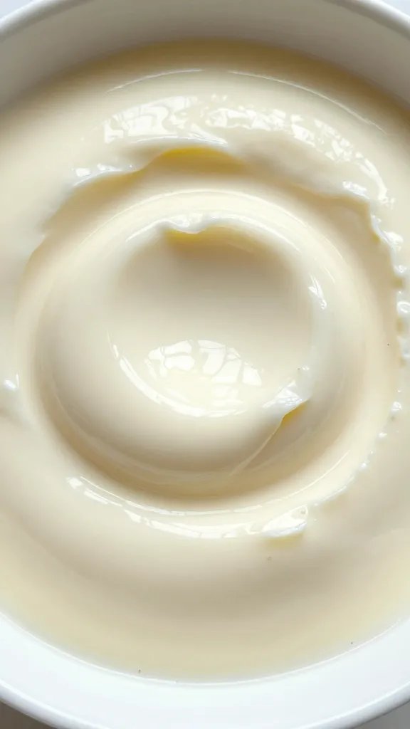 closeup bowl of silky sugar-free Italian vanilla custard