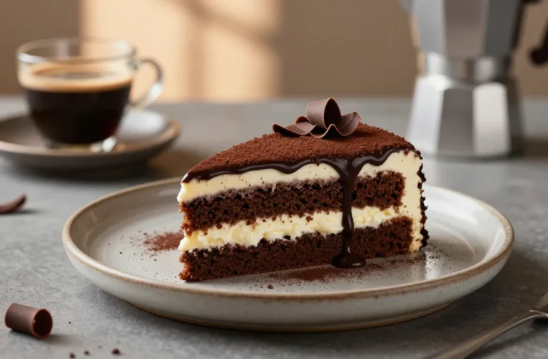 Keto Italian Chocolate Cream Cake That Breaks the Internet