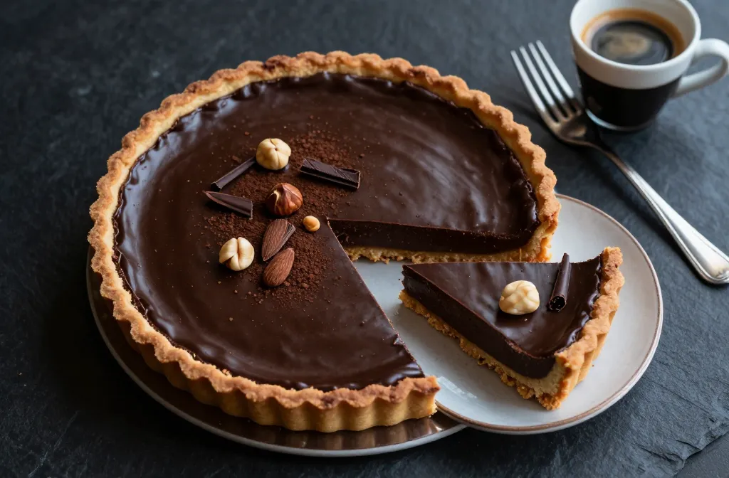 Low-Carb Italian Chocolate Tart That Feels Decadent