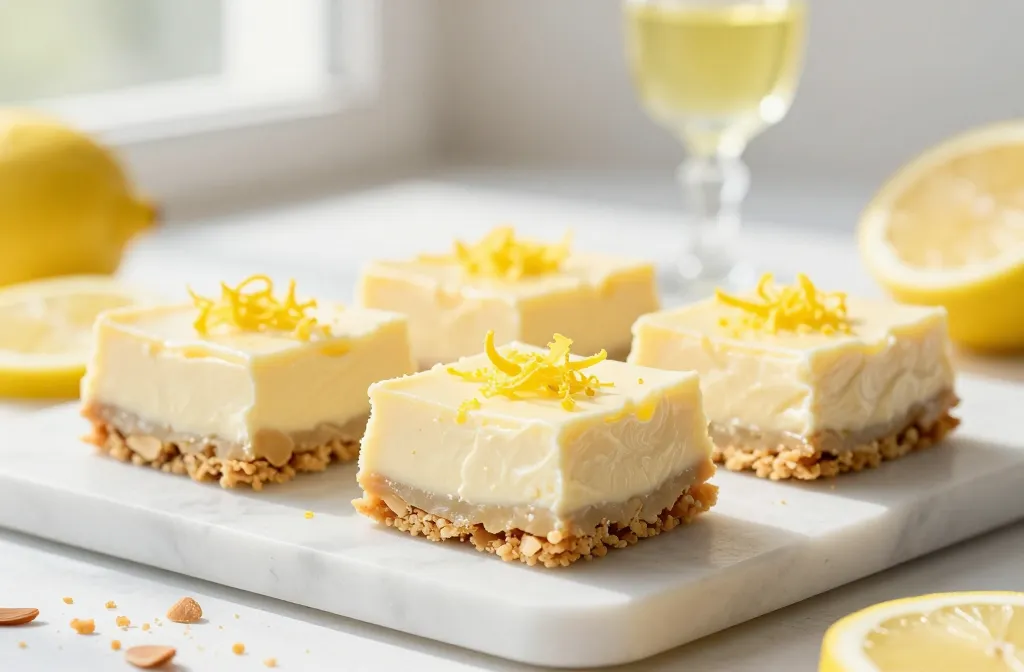 Keto Limoncello Cream Bars That Taste Like Summer