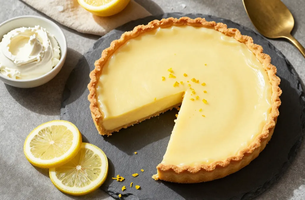Sugar-Free Italian Lemon Mascarpone Tart That Slaps