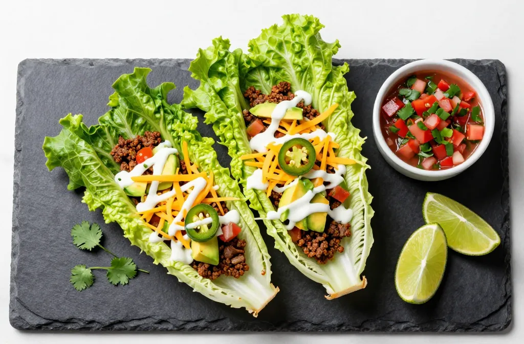 Keto Taco Lettuce Wraps That Bring the Crunch