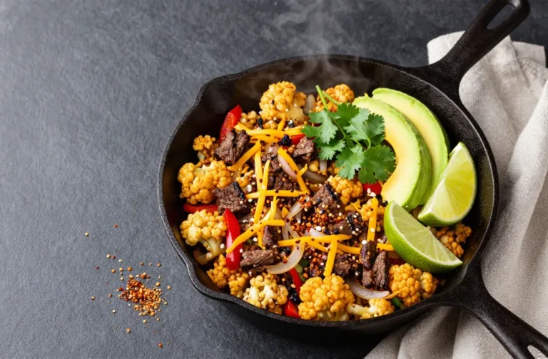 Keto Mexican Cauliflower Rice Fiesta That Slaps