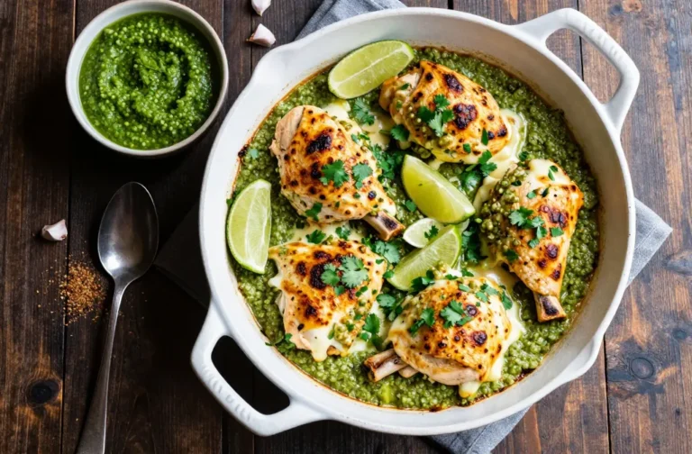 Crispy Creamy Keto Salsa Verde Chicken Bake Tonight