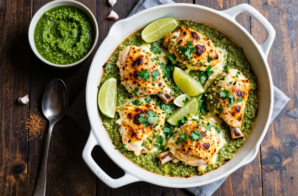 Crispy Creamy Keto Salsa Verde Chicken Bake Tonight