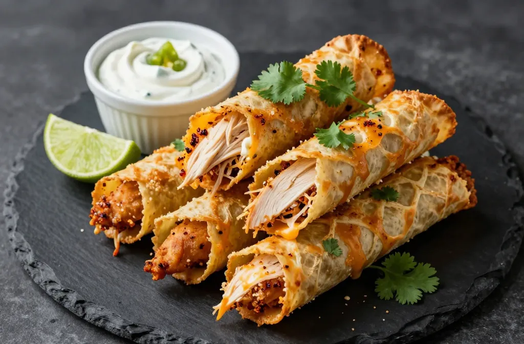 Crispy Keto Chicken Taquito Roll-Ups You’Ll Crave