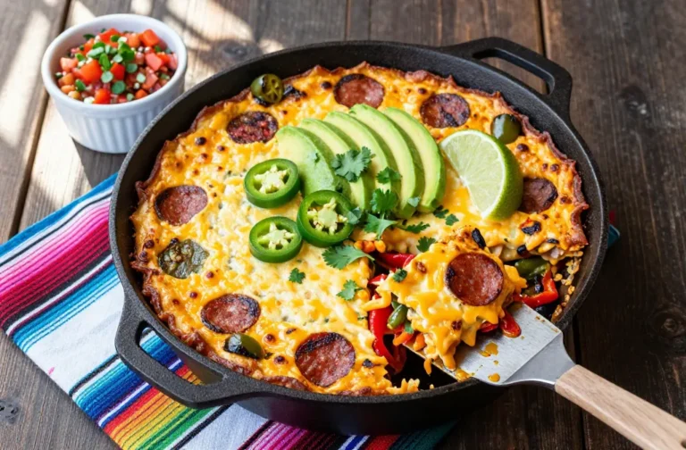 Keto Mexican Breakfast Chorizo Casserole Bold and Cheesy