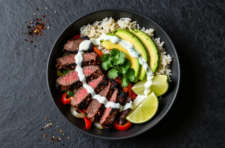 Keto Smoky Fajita Steak Bowl That Slaps Every Time