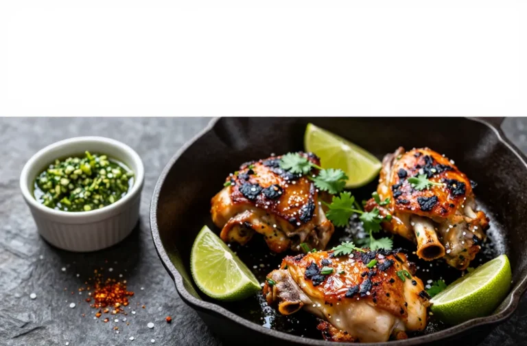 Crispy Juicy Keto Lime Cilantro Chicken Thighs Tonight