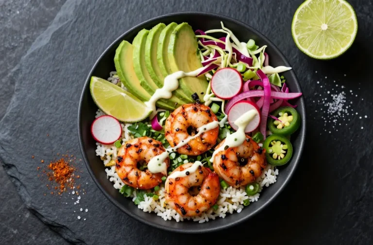 Keto Spicy Shrimp Taco Bowls That Bring the Heat