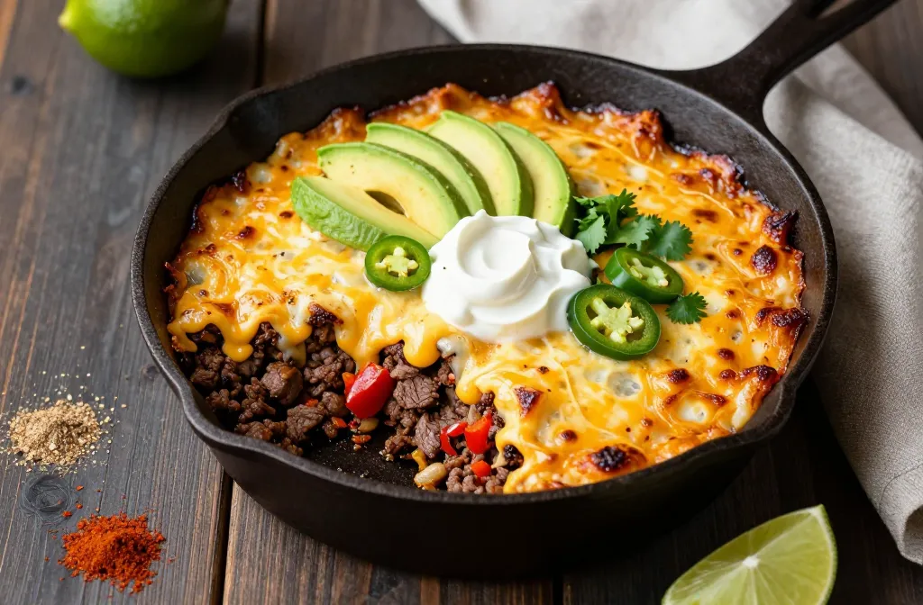 Keto Mexican Beef & Cheese Casserole You’Ll Crave