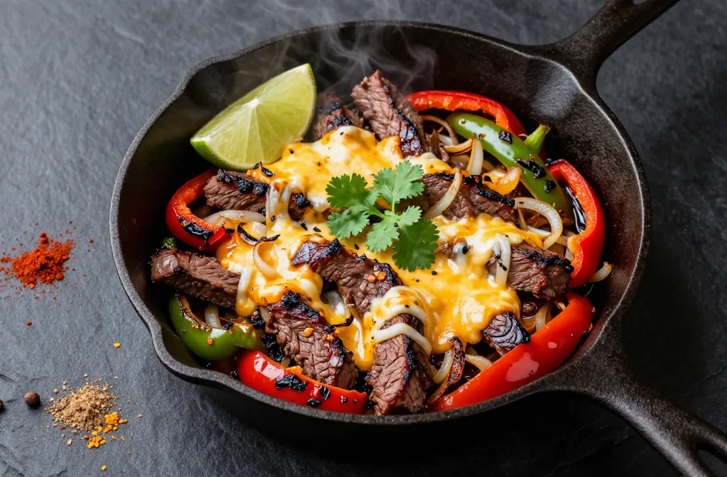 Keto Cheesy Carne Asada Skillet Weeknight Game Changer