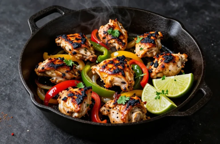 Crispy Juicy Keto Street-Style Chicken Fajita Bites