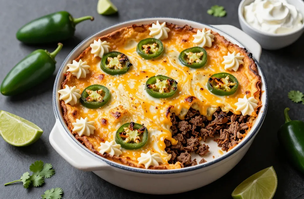 Keto JalapeñO Popper Taco Bake That Slaps Tonight