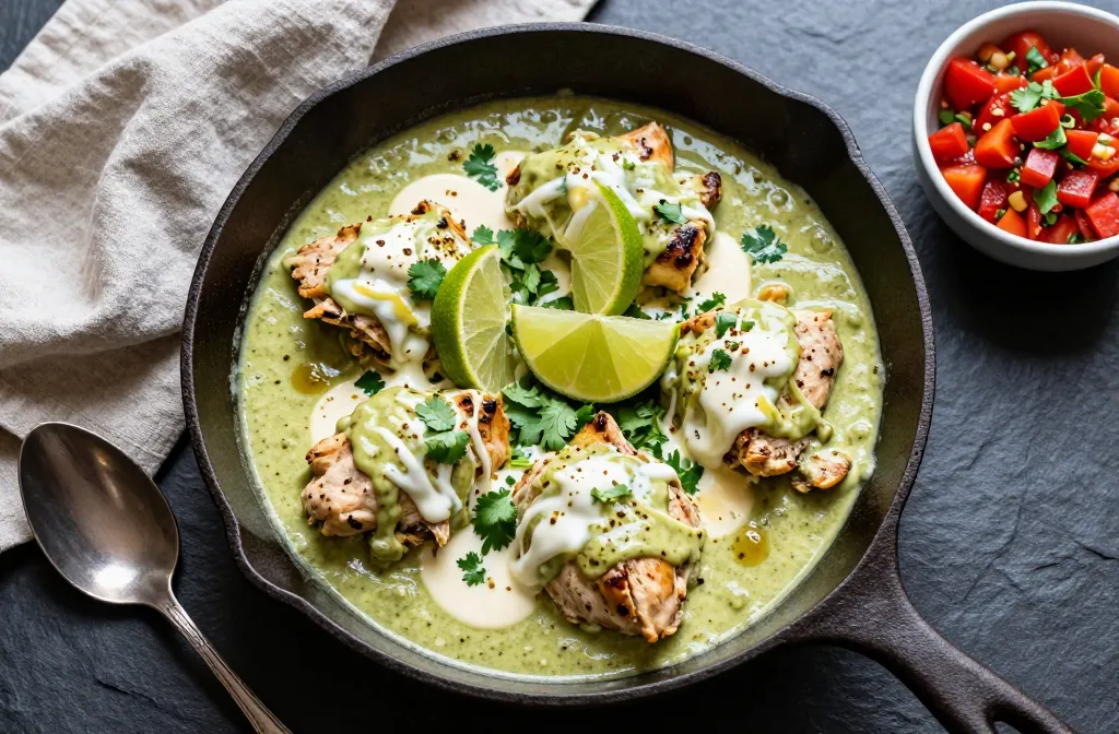 Keto Creamy Salsa Verde Chicken Weeknight Fiesta Wonder