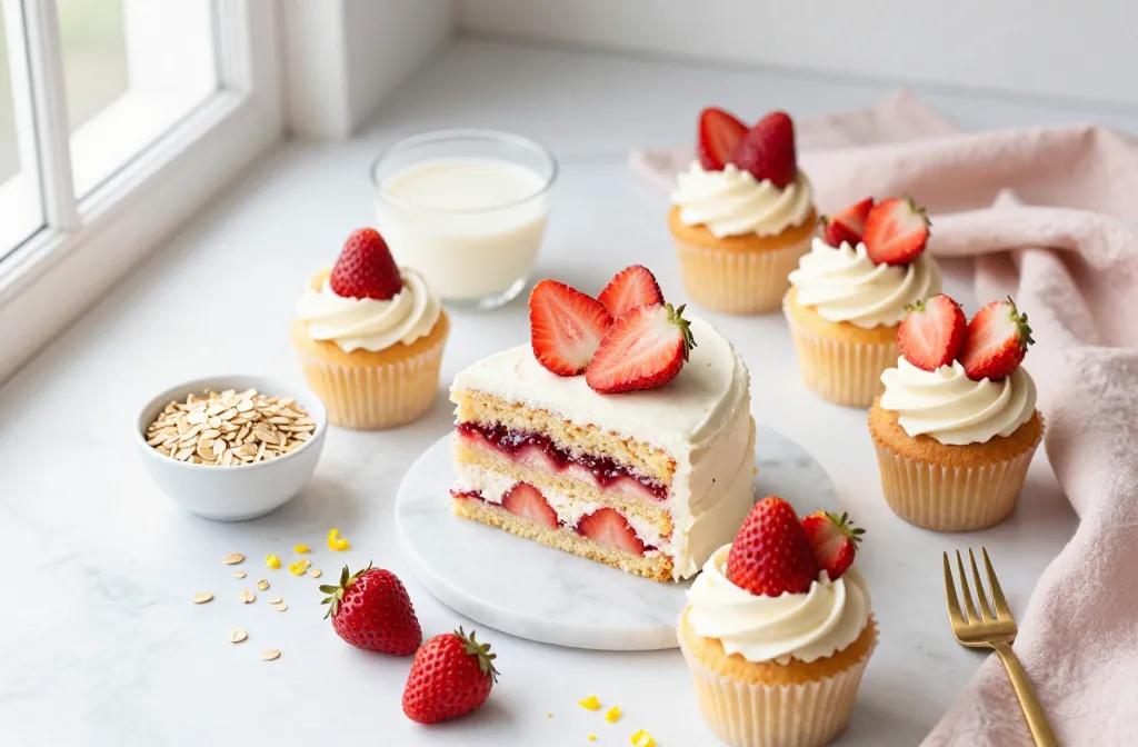 Irresistible 14 Vegan Strawberry Cake and Cupcake Recipes