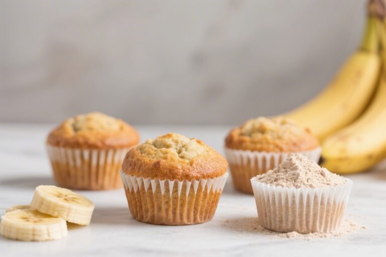 Banana Protein Powder Muffins – A Simple, High-Protein Snack You’ll Love