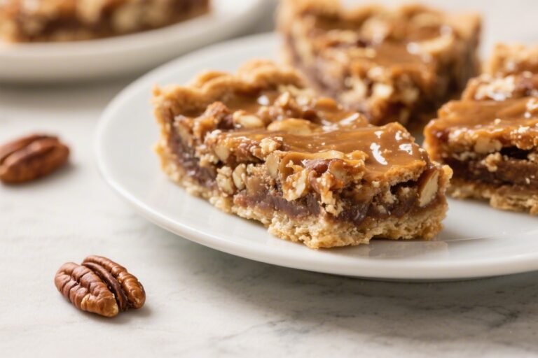 Healthy Pecan Pie Bars – A Lighter Take on a Classic Treat