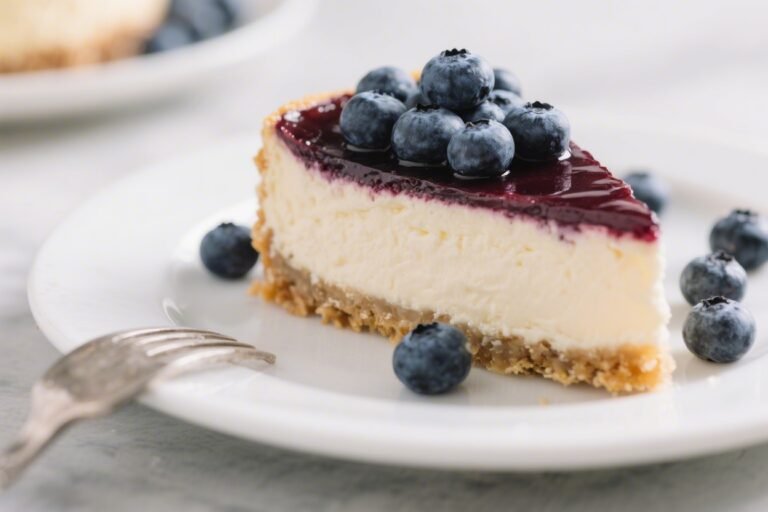 Keto Blueberry Cheesecake – Creamy, Low-Carb, and Fresh
