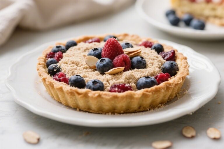 Almond Flour Berry Tart Pie – A Light, Fresh, and Naturally Gluten-Free Dessert