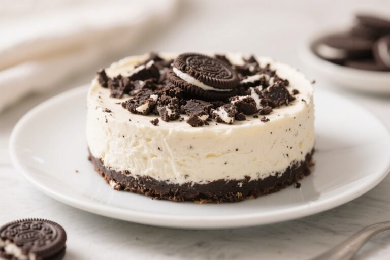 Keto Cookies & Cream Cheesecake – Rich, Creamy, and Low-Carb