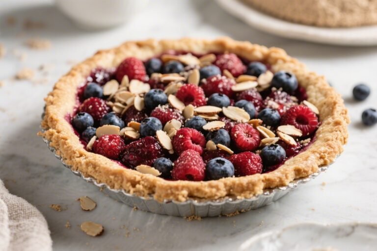 Mixed Berry Almond Flour Pie – A Cozy, Juicy Bake With a Nutty Crust