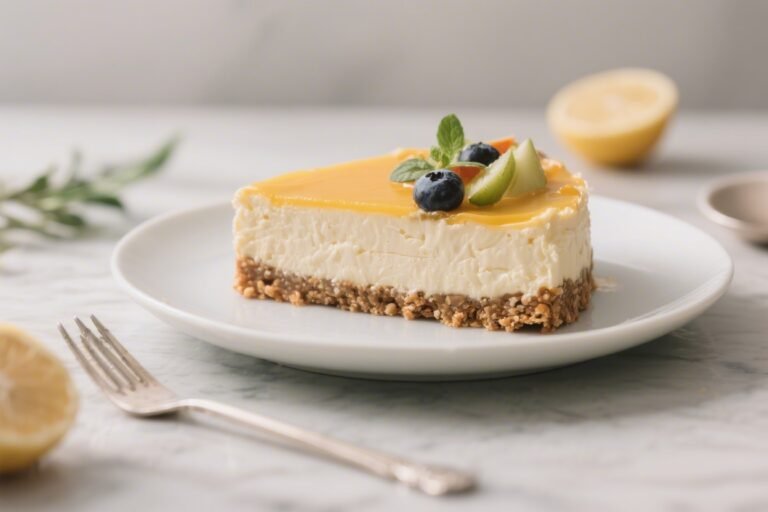 Keto No-Bake Cheesecake – Creamy, Simple, and Low-Carb
