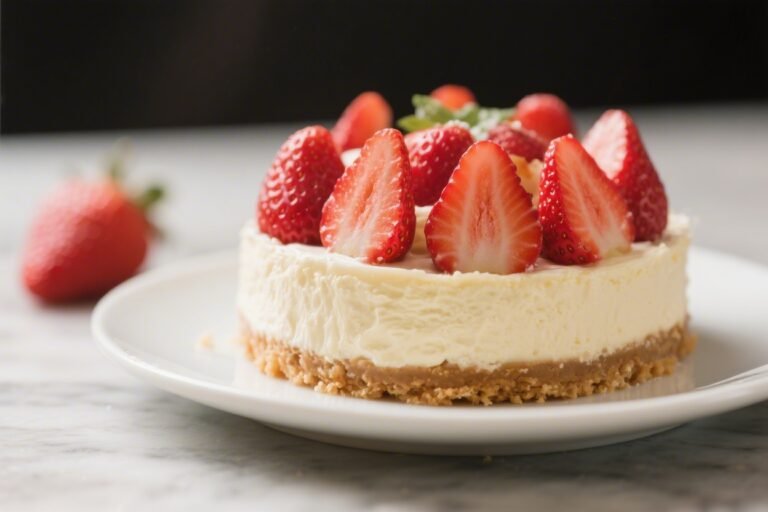 Keto Strawberry Shortcake Cheesecake – A Light, Creamy, Low-Carb Treat