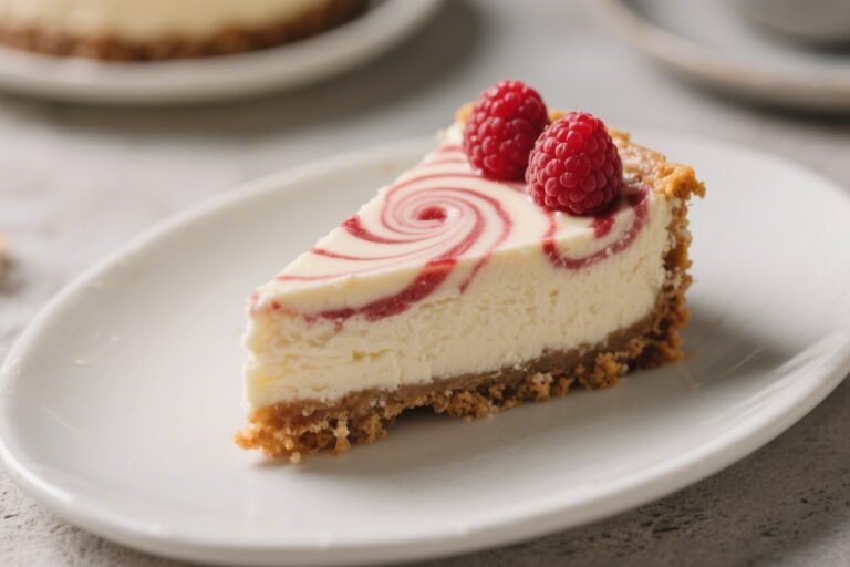Keto Raspberry Swirl Cheesecake – Creamy, Low-Carb, and Gorgeous