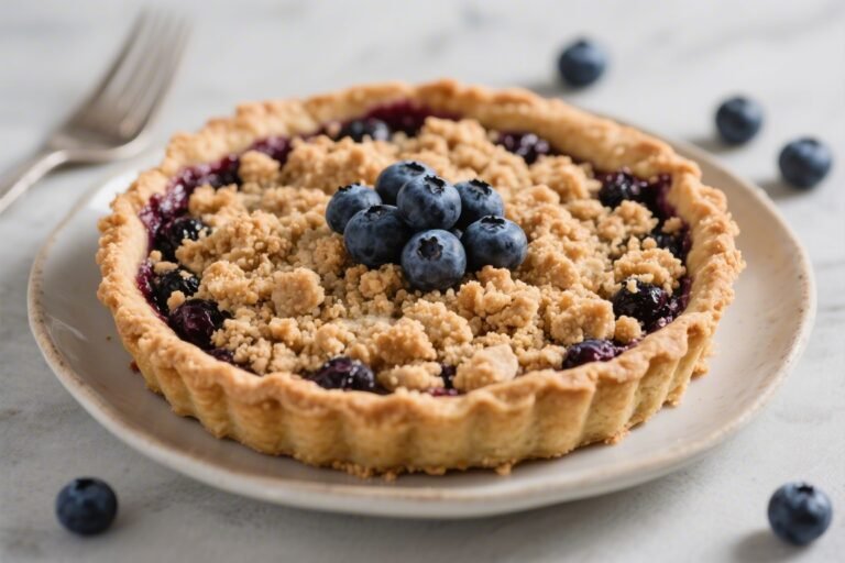 Healthy Blueberry Crumble Pie – A Lighter Take on a Comfort Classic