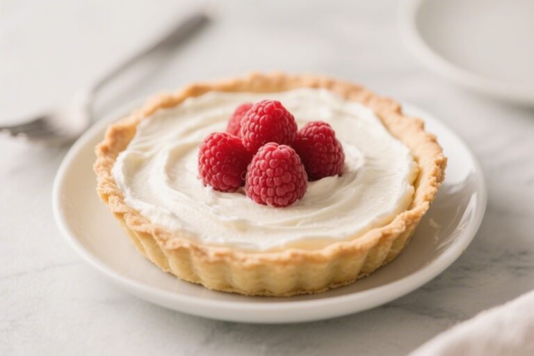 Light Raspberry Cream Pie – Fresh, Fluffy, and Easy