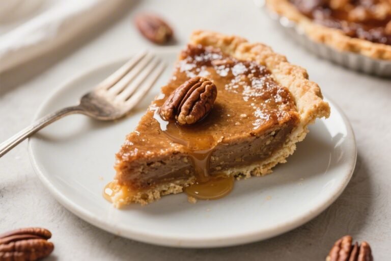 Keto Pecan Pie (Sugar-Free Syrup) – A Cozy, Low-Carb Classic