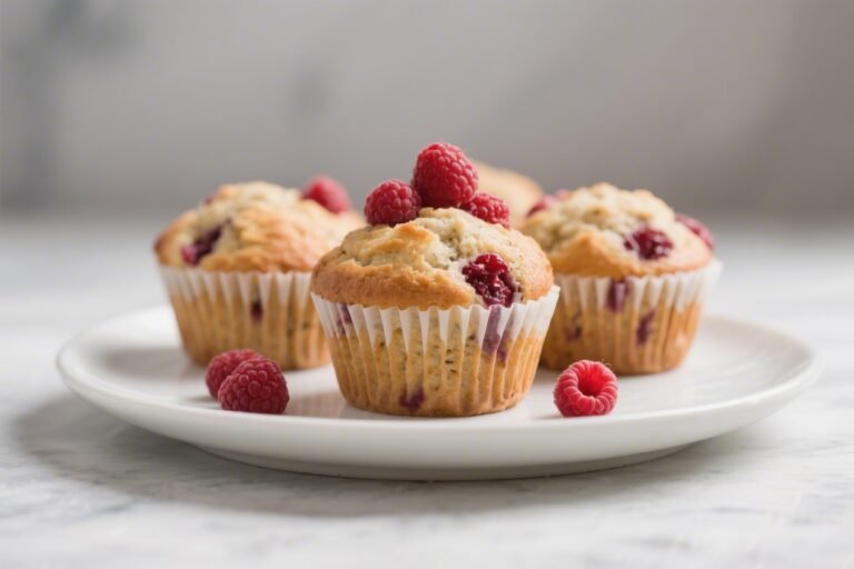 Raspberry Protein Muffins – Soft, Juicy, and Satisfying