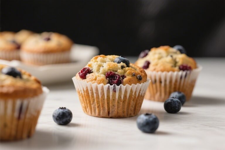 Protein Berry Muffins – Soft, Juicy, and Perfect for Busy Mornings