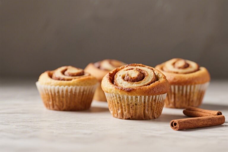 Cinnamon Roll Protein Muffins – A Cozy, High-Protein Treat