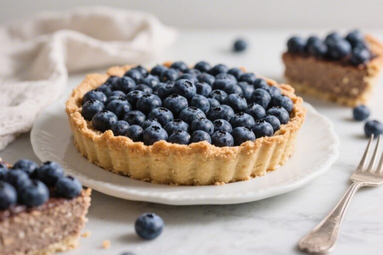 No-Bake Blueberry Protein Pie – Creamy, Simple, and Satisfying