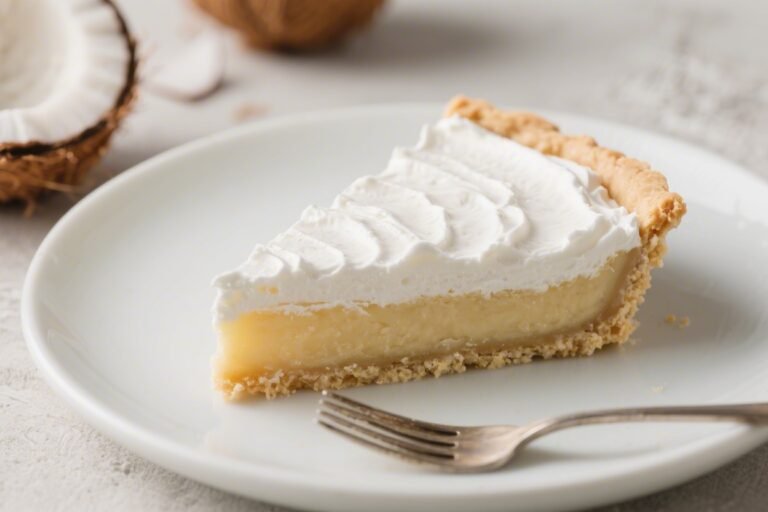 Healthy Coconut Cream Pie – Light, Luscious, and Easy