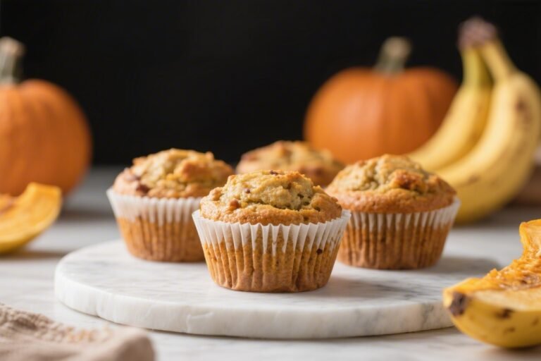 Banana Pumpkin Protein Muffins – A Simple, Cozy Grab-and-Go Snack