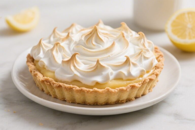 Keto Lemon Meringue Pie – Bright, Zesty, and Low-Carb