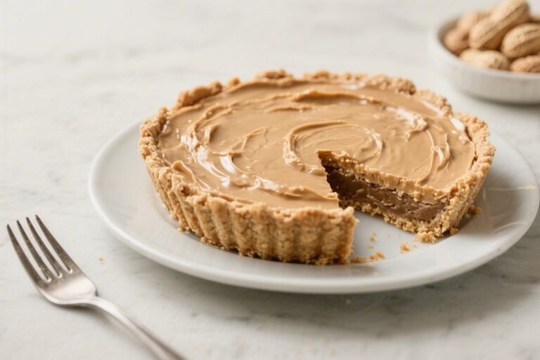 No-Bake Peanut Butter Protein Pie – Creamy, Easy, and Satisfying